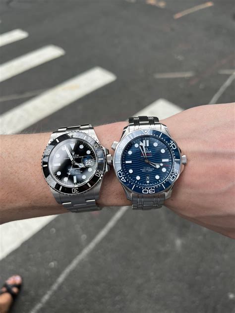 omega master chronometer vs rolex submariner|rolex vs omega reddit.